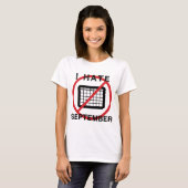 Ich hasse September T-Shirt (Vorne ganz)