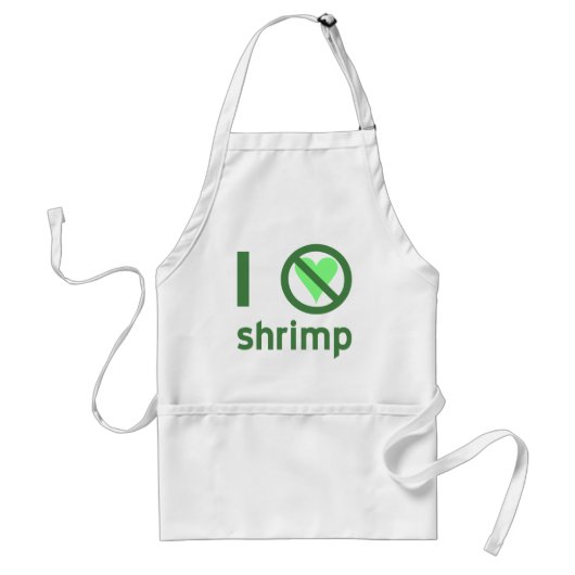 Ich hasse Shrimp Schürze (Vorne)