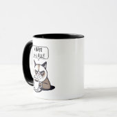 Ich hasse Sie alle - Rude Funny Quotes & Redewendu Tasse (Vorderseite Links)