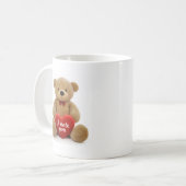 "Ich hasse Sie" der niedliche Teddybär, der Kaffeetasse (Vorderseite Links)
