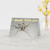 ich hasse Sie nicht Karte (Gelbe Blume)