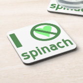 Ich hasse Spinach Untersetzer (Linke Seite)