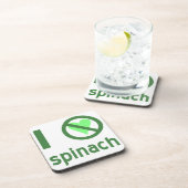 Ich hasse Spinach Untersetzer (Rechte Seite)