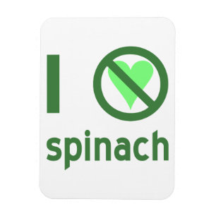 Ich hasse Spinat Magnet
