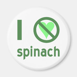 Ich hasse Spinat Magnet