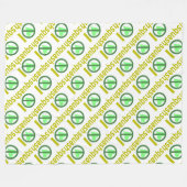 Ich hasse Squash I Keine Liebe Squash Fleecedecke (Vorderseite (Horizontal))