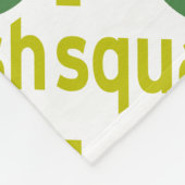 Ich hasse Squash I Keine Liebe Squash Fleecedecke (Ecke)