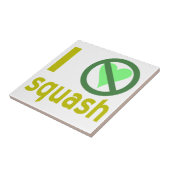 Ich hasse Squash I Keine Liebe Squash Fliese (Seite)
