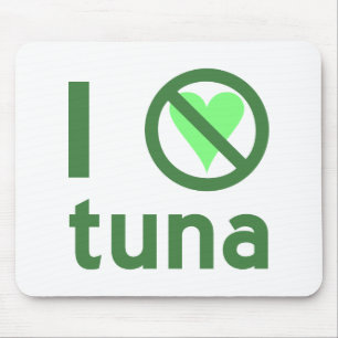 Ich hasse Thunfisch Mousepad