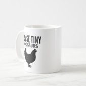 Ich hasse Tiny Dinosaurier Tasse, Funny Mugs, Kaffeetasse (Vorderseite Links)