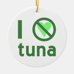 Ich hasse Tuna Keramikornament