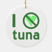 Ich hasse Tuna Keramikornament (Hinten)