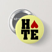 Ich hasse Valentinstag Button (Vorne & Hinten)