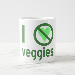 Ich hasse Veggies I No Liebe Veggies Jumbo-Tasse