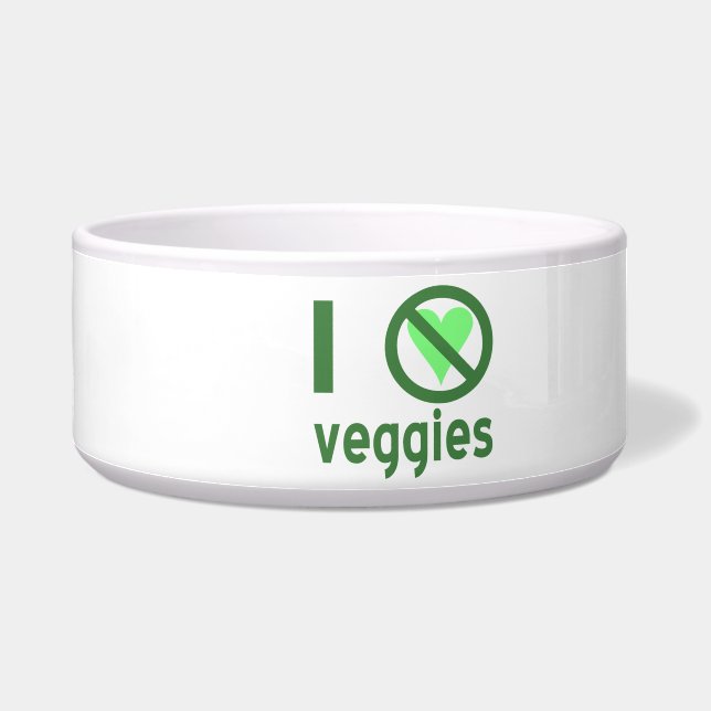 Ich hasse Veggies I No Liebe Veggies Napf (Links)