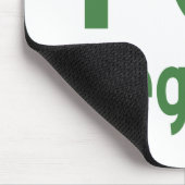 Ich hasse Veggies Mousepad (Ecke)