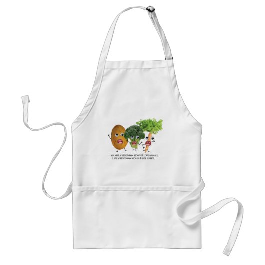 Ich hasse Veggies:) Schürze (Vorne)
