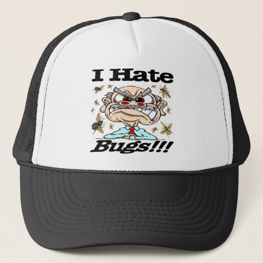 Ich hasse Wanzen! Truckerkappe (Vorderseite)
