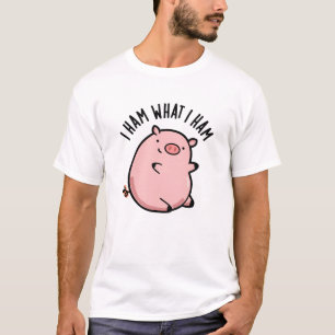 Ich hasse, was ich Ham Funny Pig Puff T-Shirt