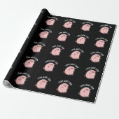 Ich hasse, was ich Ham Funny Pig Pun Dark BG Geschenkpapier (Ungerollt)
