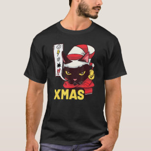 Ich hasse Weihnachten Lustiges süßes wütendes schw T-Shirt