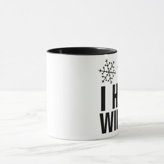 ICH HASSE WINTERKAFFEE MUGS TASSE (Zentrum)