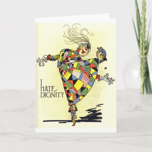 Ich hasse Würde-Karte Karte (Vorderseite)