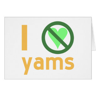 Ich hasse Yams