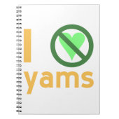 Ich hasse Yams Notizblock (Vorderseite)