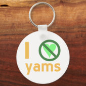 Ich hasse Yams Schlüsselanhänger (Vorderseite)