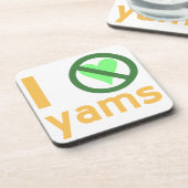 Ich hasse Yams Untersetzer (Linke Seite)