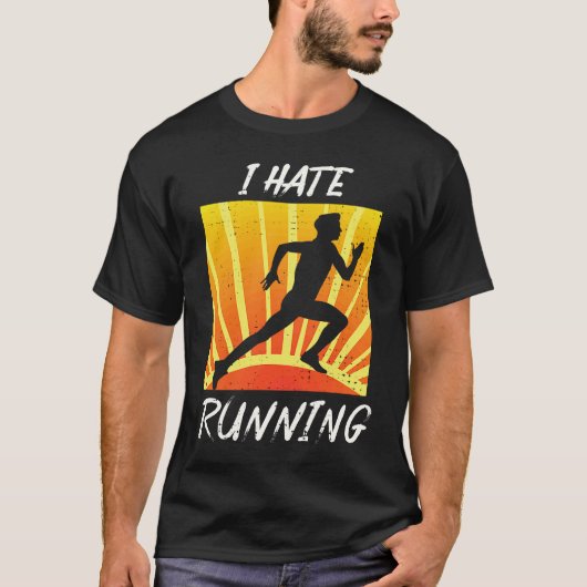 Ich hasste es, einen Sarcastic Trail Track Runner  T-Shirt (Vorderseite)