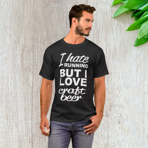 Ich hasste es zu laufen, aber ich Liebe Biermännch T-Shirt