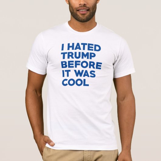 Ich hasste Trump T-Shirt (Vorderseite)