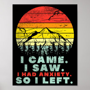 Ich hatte Angst, das Bewusstsein für psychische Ge Poster