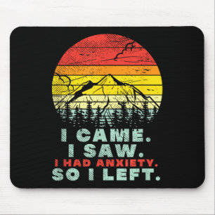 Ich hatte Angst, Vintager Sonnenuntergang Wanderlu Mousepad