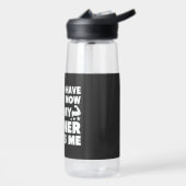 Ich hätte aufgehört, aber Trainer macht mich lusti Trinkflasche (Links)