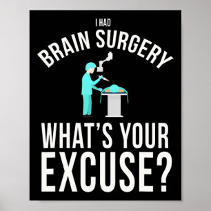 Ich hatte Brain Operation Was ist dein Entschuldig Poster