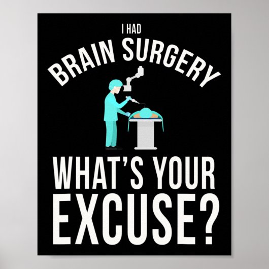 Ich hatte Brain Operation Was ist dein Entschuldig Poster (Vorne)