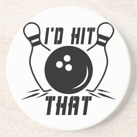 Ich hatte das getroffen getränkeuntersetzer (Vorne)