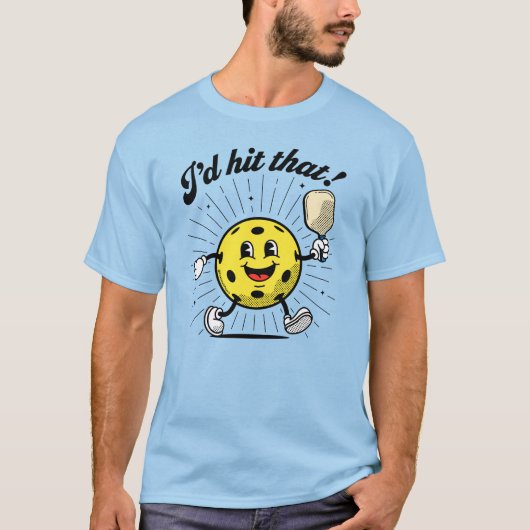 "Ich hätte das getroffen!" Pickleball von Pickleba T-Shirt (Vorderseite)
