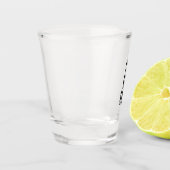 Ich hatte das Schießglas Gestochen Schnapsglas (Links)