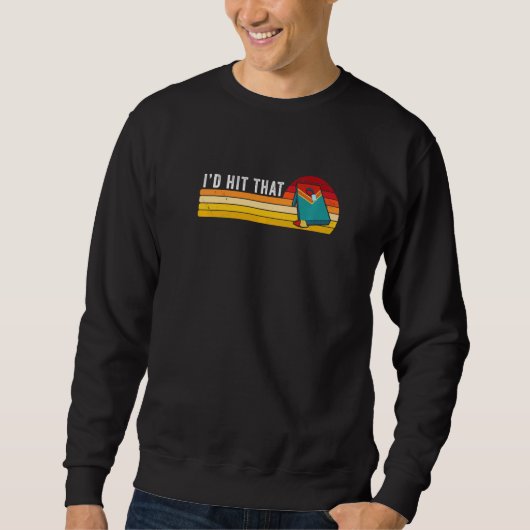 Ich hatte das Spiel des Cornhole Team Champion Bac Sweatshirt (Vorderseite)
