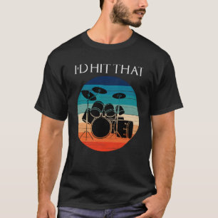 Ich hatte das Vintage Drummer Drum Set Schlagzeug T-Shirt