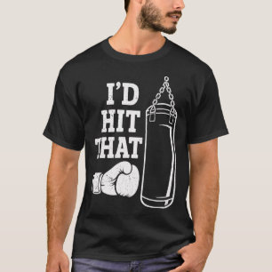 Ich hatte diese lustige Boxpunchetasche getroffen T-Shirt