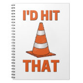 Ich hatte diese lustigen, autocross-orangefarbenen notizblock (Vorderseite)