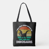 Ich hatte Dinosaier erwartet Tasche (Rückseite)