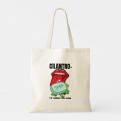 Ich hätte eher Lick Soap - Anti-Cilantro Tragetasche (Rückseite)