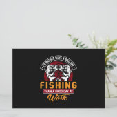 Ich hätte eher schlechte Zeiten beim Angeln Briefpapier (Stehend Vorderseite)