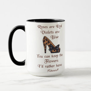 Ich hätte eher Schuhe. Tasse